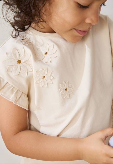 Bébé-T-shirt, sous-pull-T-shirt bébé manches courtes poésie d'été
