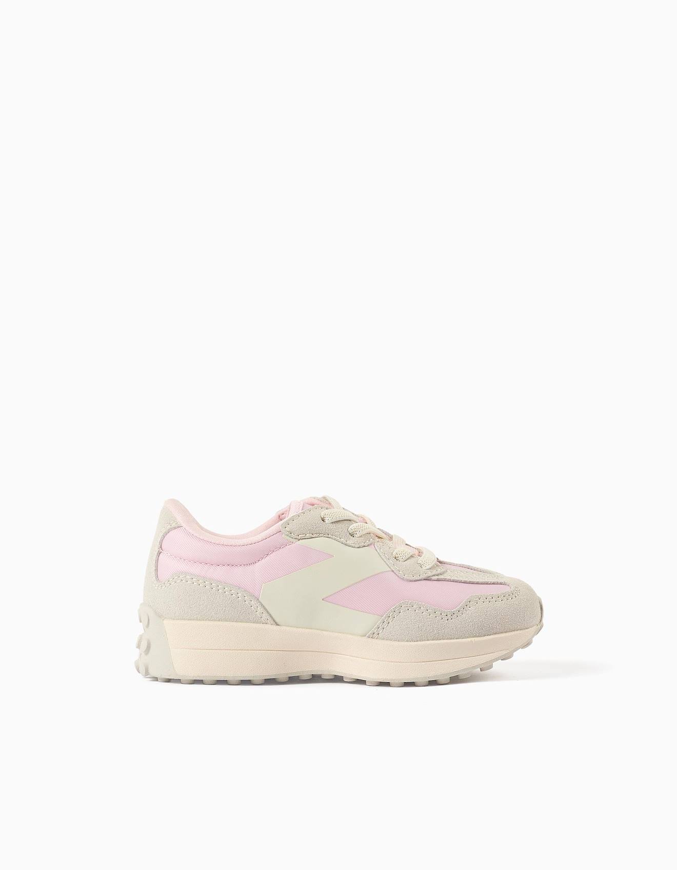 Baskets Bi-matire Lacets Superlight Runner Rose Clair 30 €