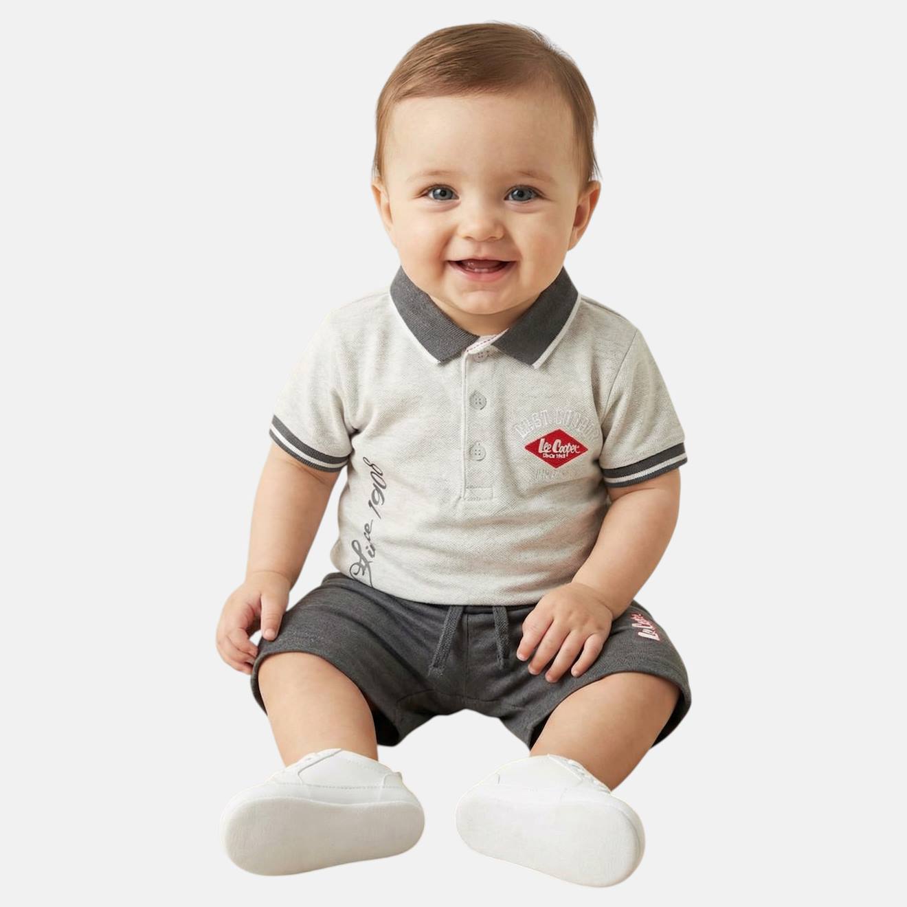 Ensemble Polo Et Short Bb Garon t Gris 12 €
