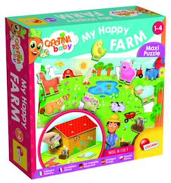 Jouet-Jeux éducatifs-Puzzle 3D et Animaux de la Ferme - Carotina Baby Maxi Ferme