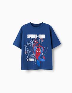 Garçon-T-shirt, polo, sous-pull-T-shirt en coton avec imprimé spider-man