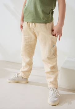 -Pantalon bébé en gaze de coton gabin