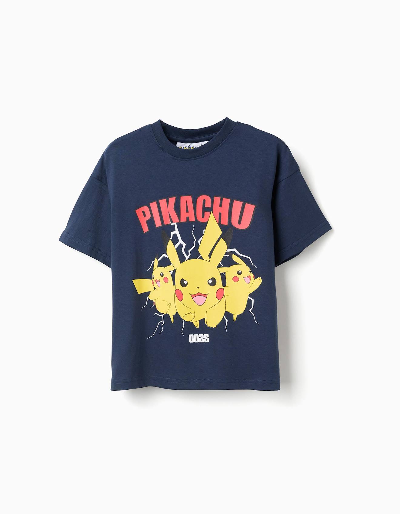 T-shirt En Coton Avec Imprim Pikachu Bleu Fonc 12 €