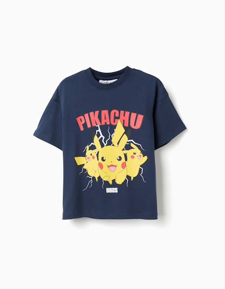 T-shirt en coton avec imprimé pikachu  - vertbaudet enfant