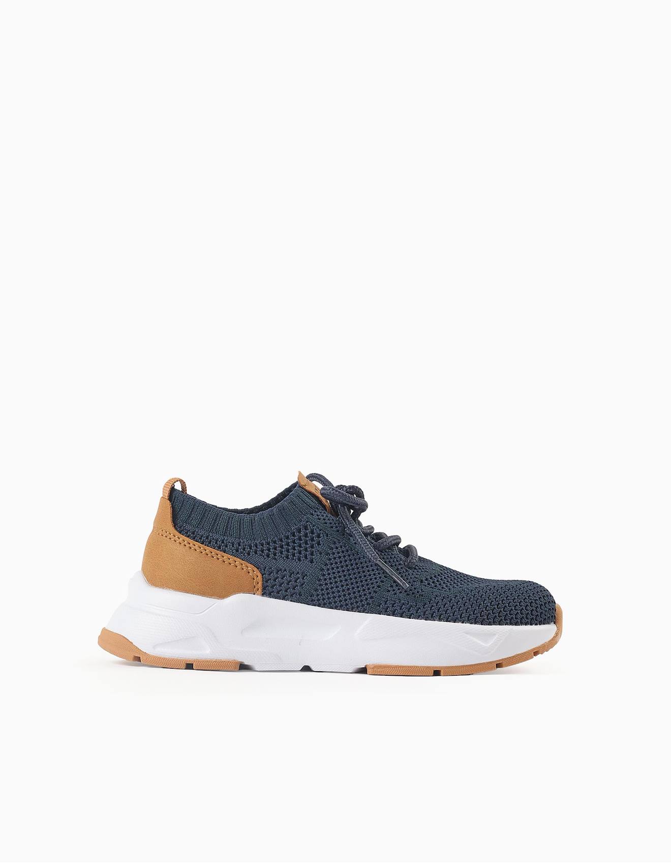 Baskets Flyknit Lacets Bleu Fonc 22 €