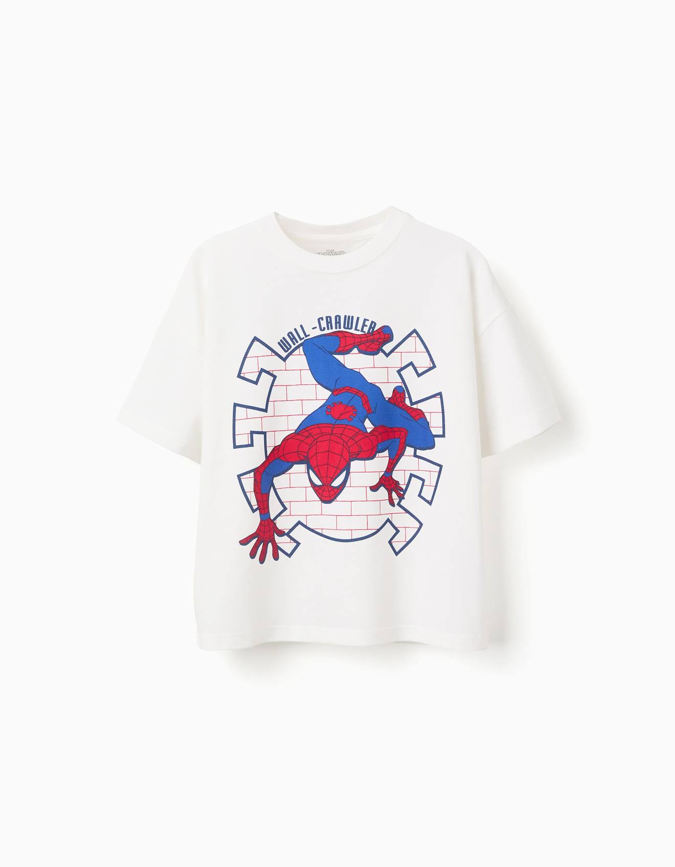 T-shirt En Coton Avec Imprim Spider-man Blanc 12 €