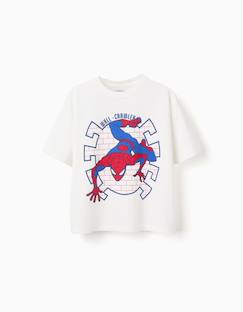 T-shirt en coton avec imprimé spider-man  - vertbaudet enfant