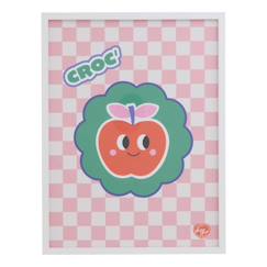 Toile imprimée avec cadre - cha cha pop  - vertbaudet enfant