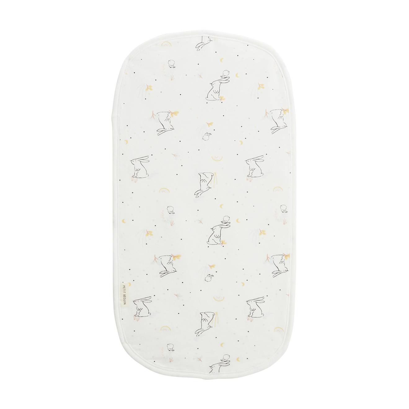 Bavoir D'épaule Bébé Hello Baby Ecru (Petit Beguin) - Image 1