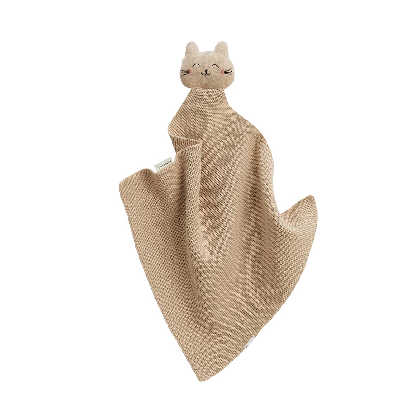 Doudou En Tricot Hello Baby Sable (Petit Beguin) - Image 3