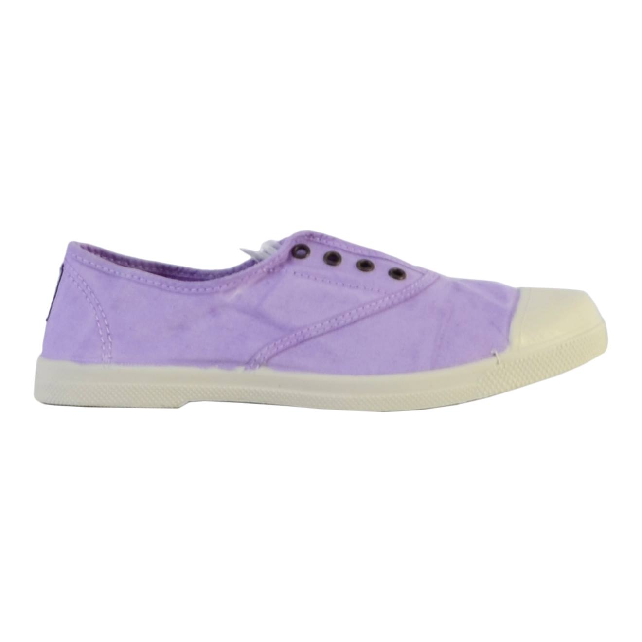 Baskets Basses À Lacets Lilas