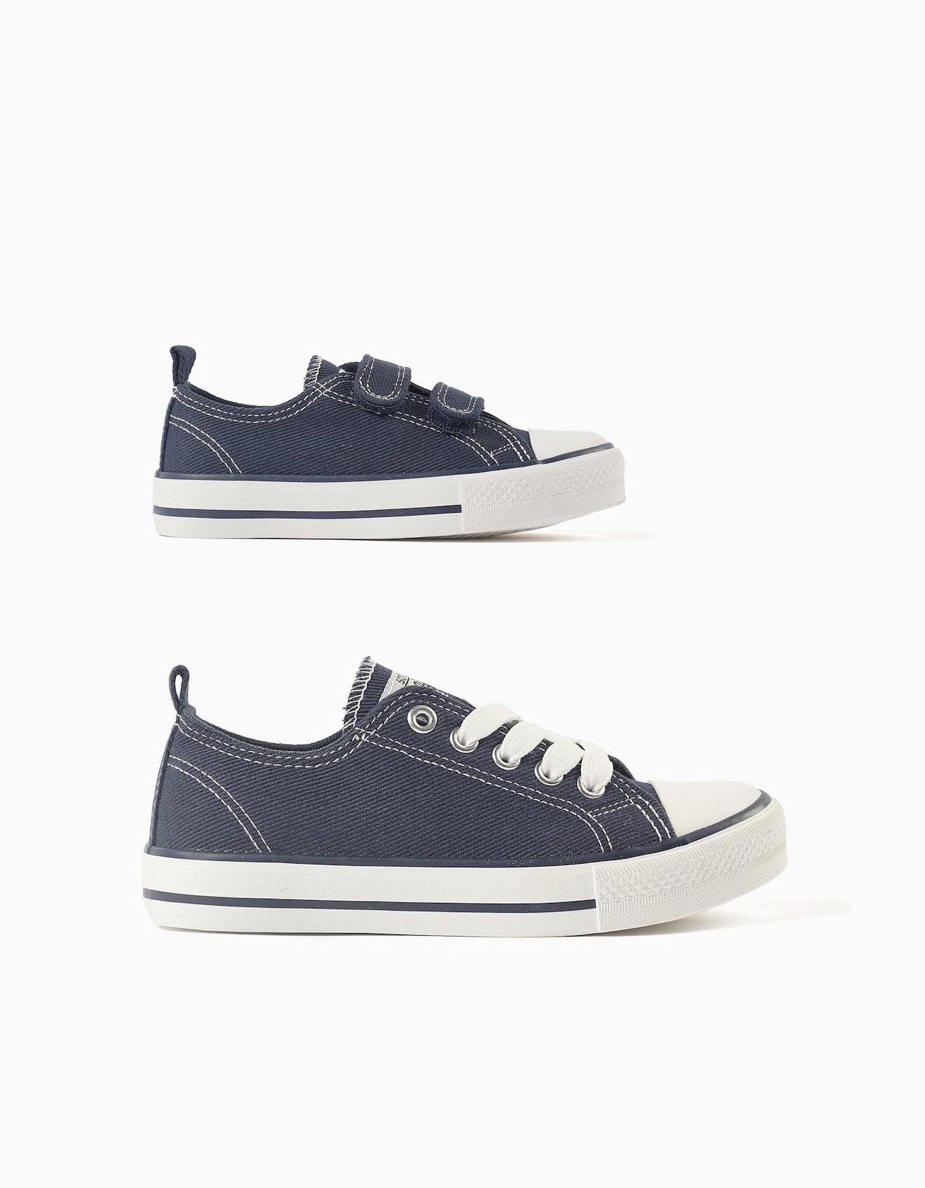 Baskets En Toile Denim Bleu Fonc 17 €
