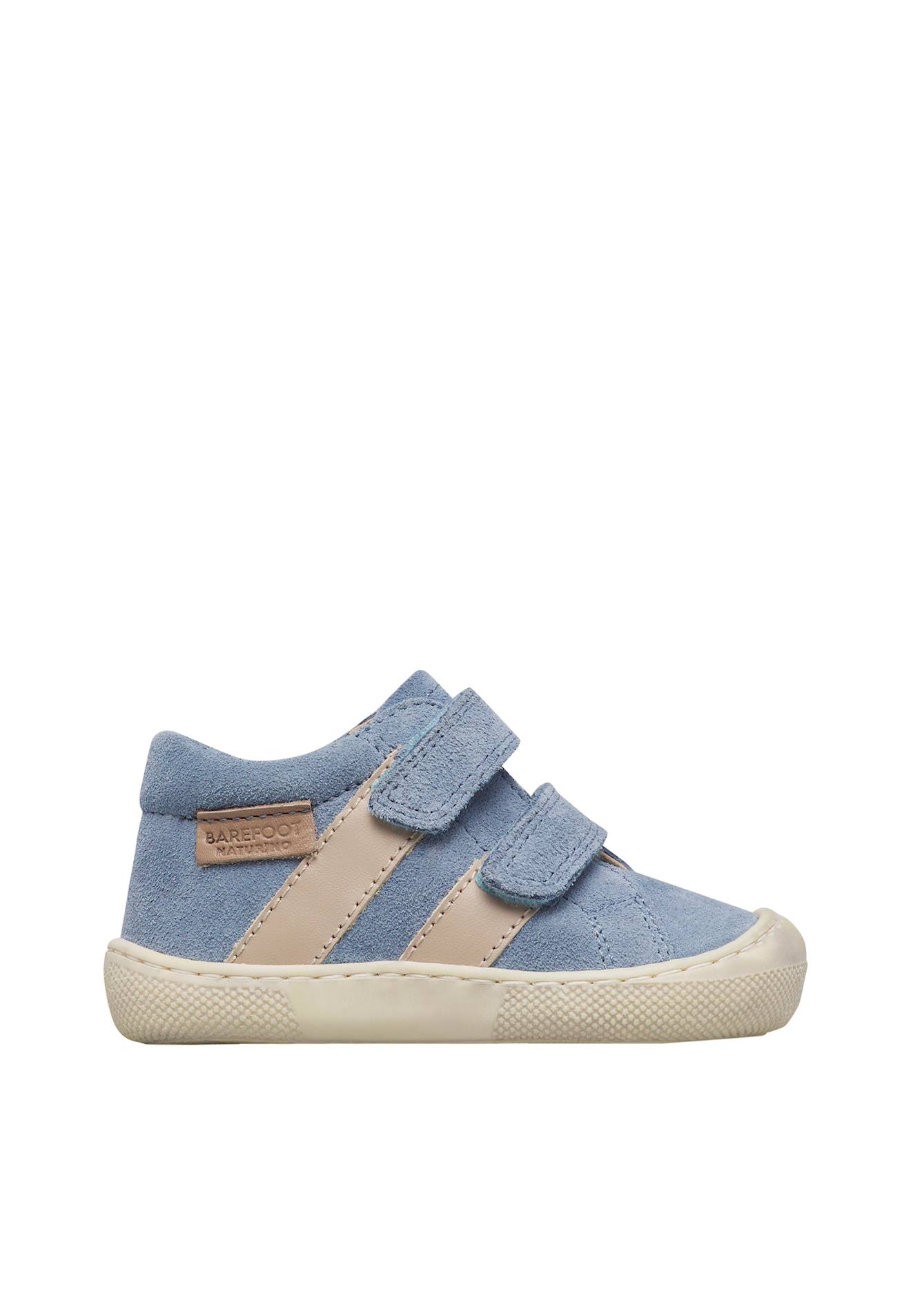 Chaussures En Cuir Et Suède Sabby Vl Céleste-