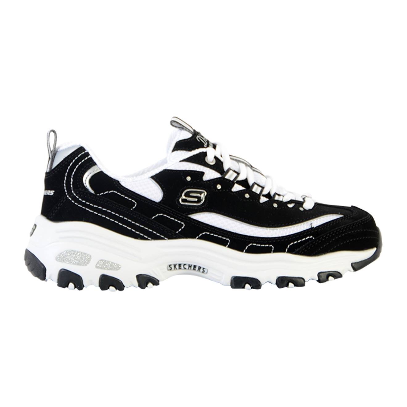 Baskets Basses Lacets Noir Blanc 63 €