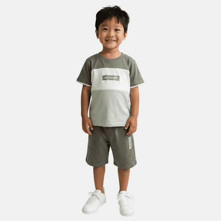 Garçon-Ensemble garçon composé d un t shirt manches courtes et d un short