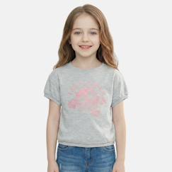 -T shirt fille manches courtes