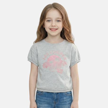 T shirt fille manches courtes  - vertbaudet enfant