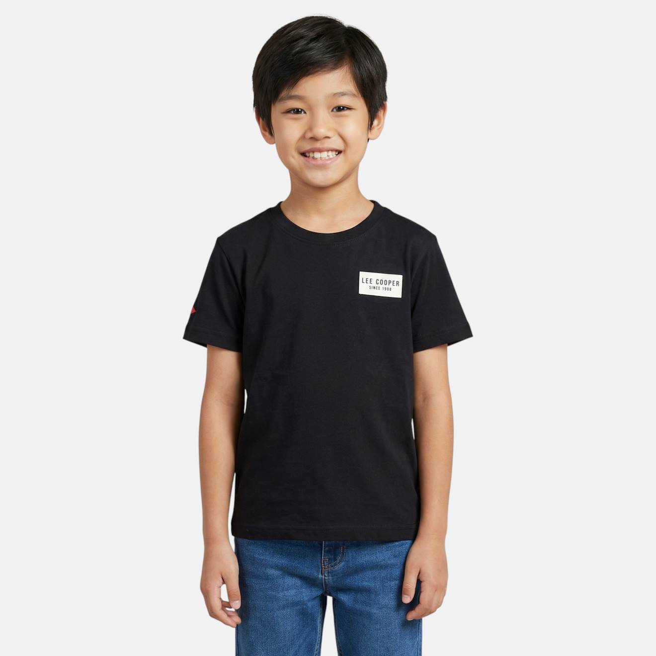 T Shirt Garçon Manches Courtes Noir