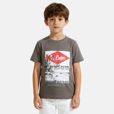 T shirt garçon manches courtes imprimé  - vertbaudet enfant
