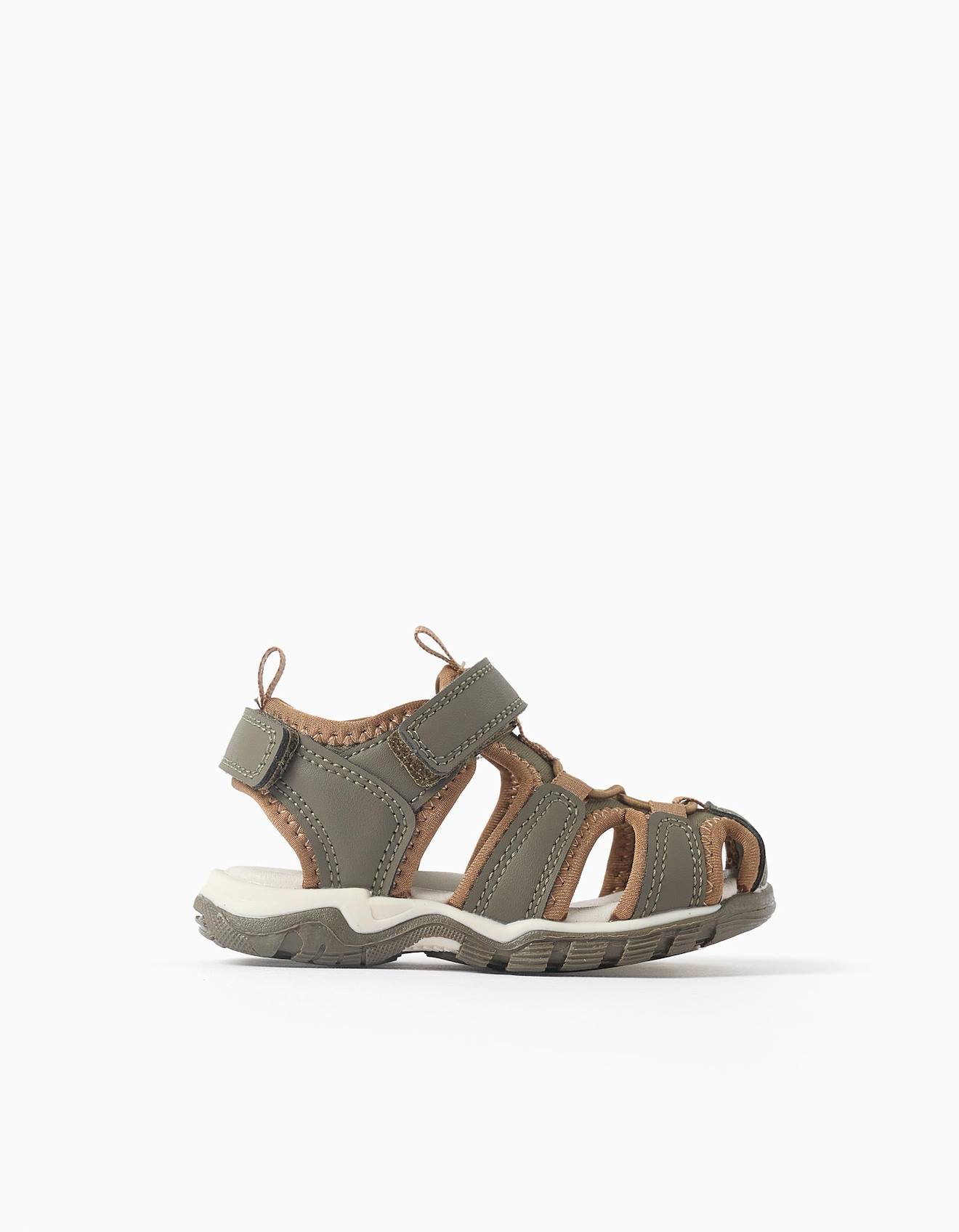 Sandales fermées ultra-légères bleu