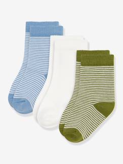 Lot 3 paires de chaussettes bébé  - vertbaudet enfant