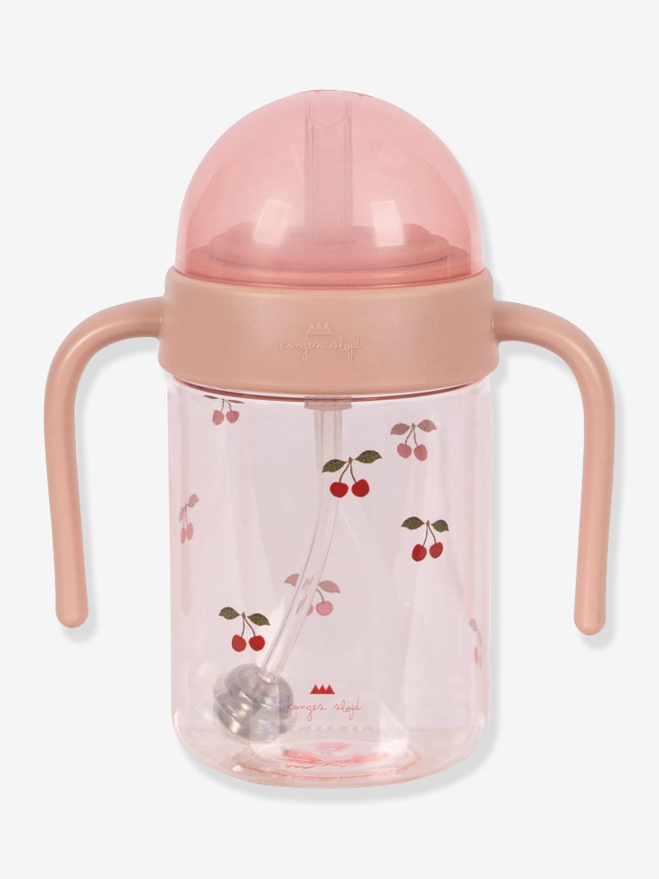 Gourde avec poignées rose