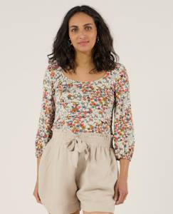 Vêtements de grossesse-Allaitement-Top de maternité et d'allaitement liberty