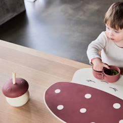 Puériculture-Repas-Vaisselle, coffret repas-Dessous de table en silicone
