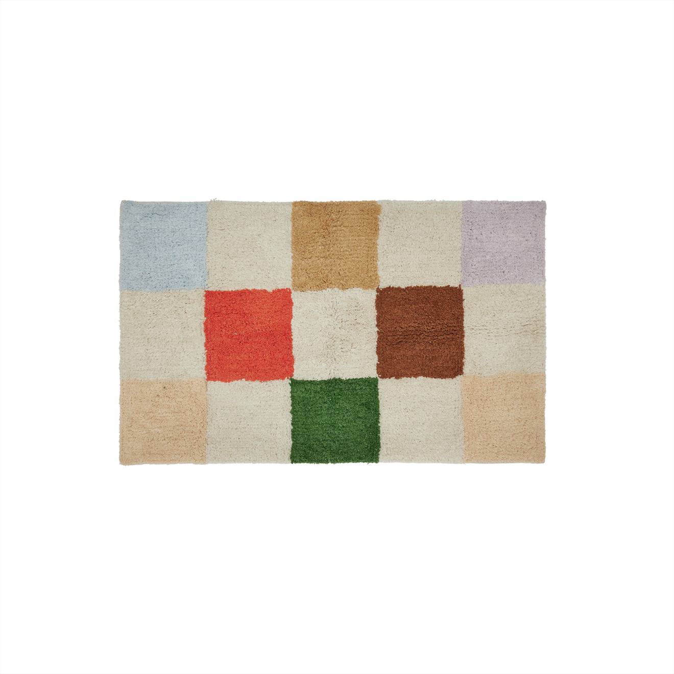 Tapis En Coton 50x48cm Multi-couleur