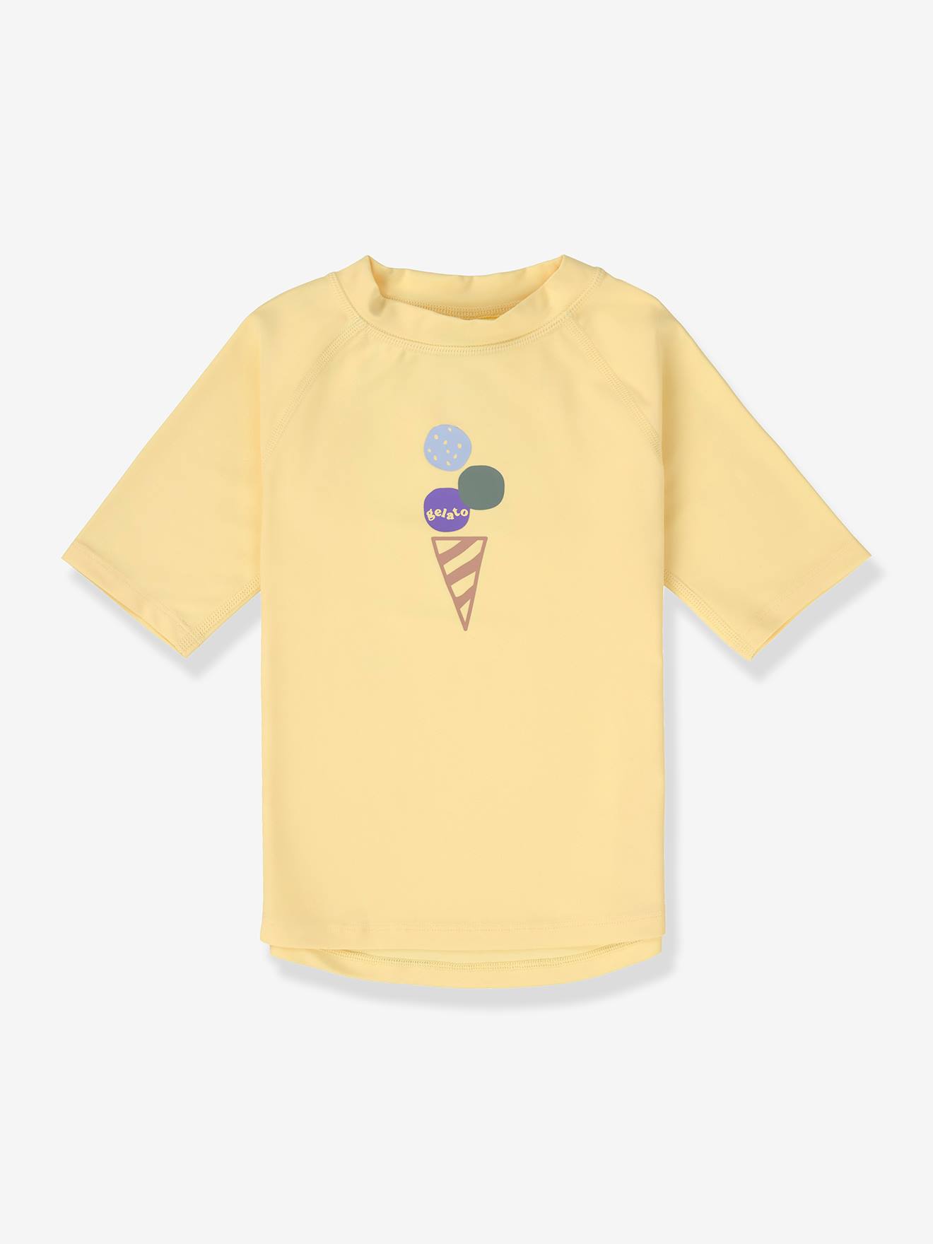 T-shirt anti-UV manches courtes jaune