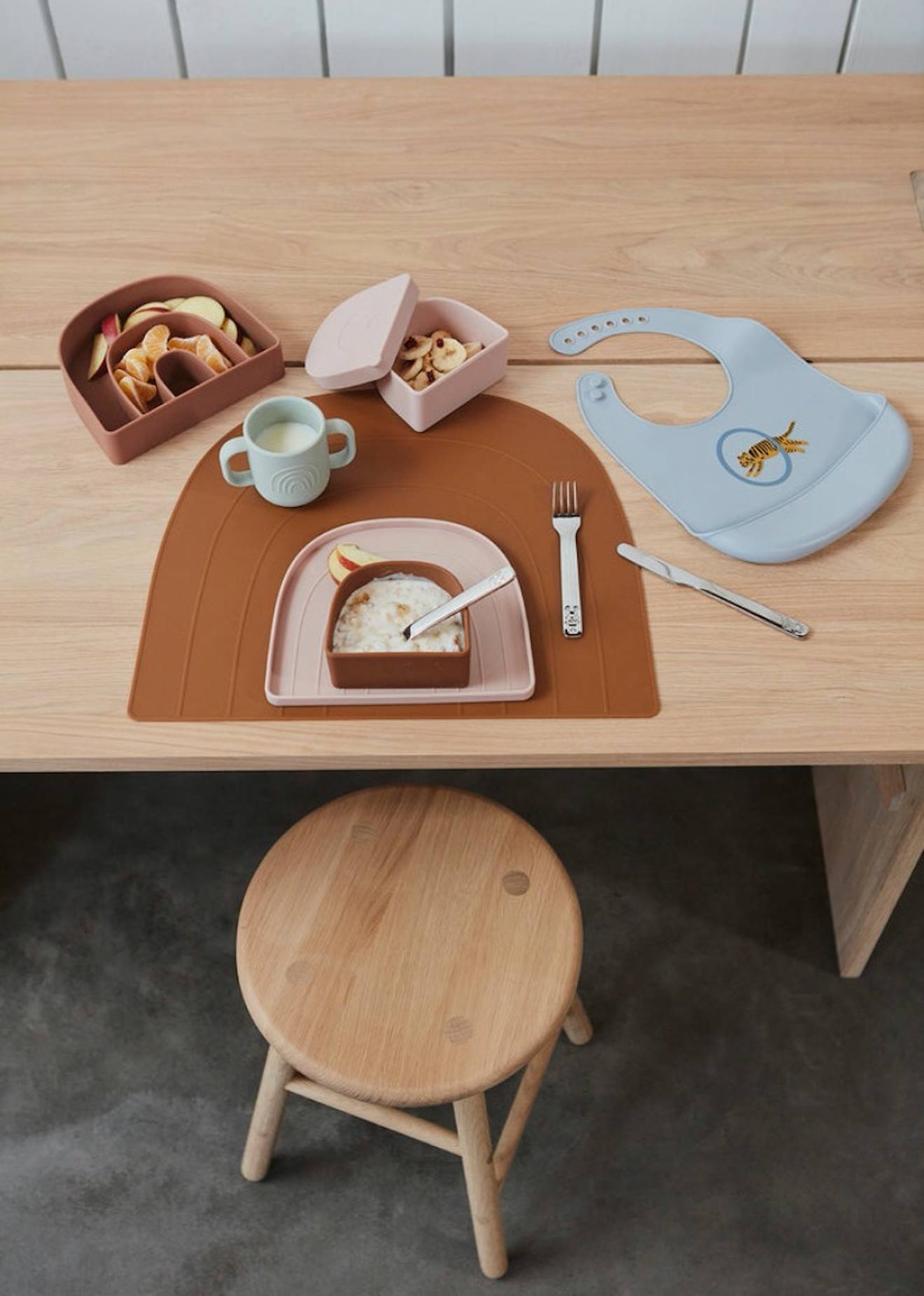 Assiette Et Bol Marron (Oyoy Mini) - Image 1
