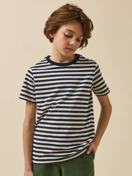 Garçon-T-shirt rayé garçon - coton biologique