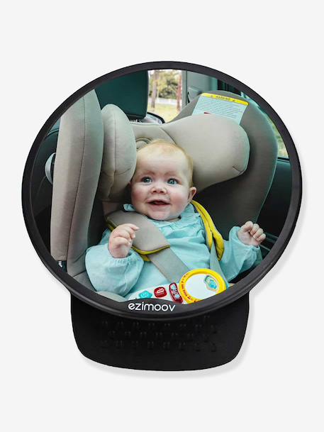 Ezimoov - Miroir de voiture rond noir