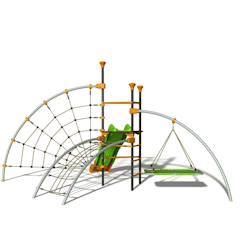 Jouet-Aire de jeux avec toboggan evo zeny pour enfants