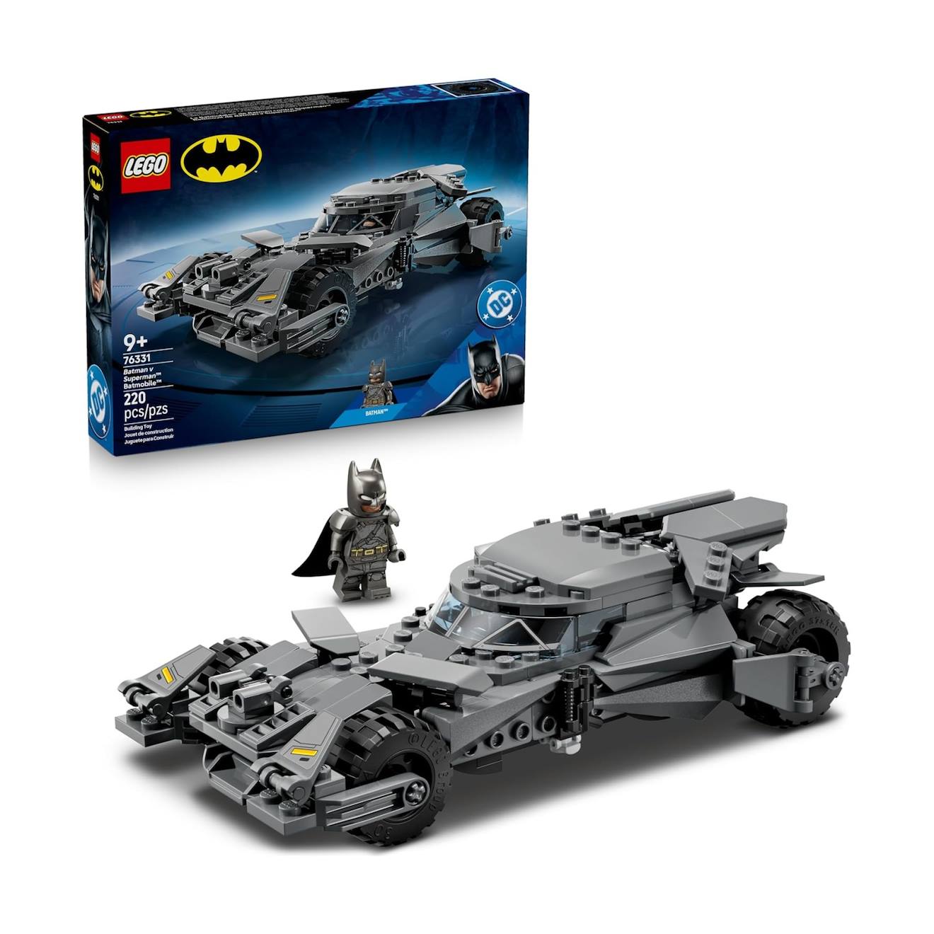 Batman La Batmobile De Batman V Superman 76331 Gris