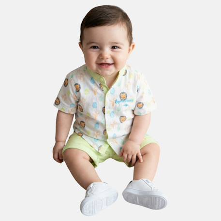 Bébé-Ensemble chemisier et short bébé garçon