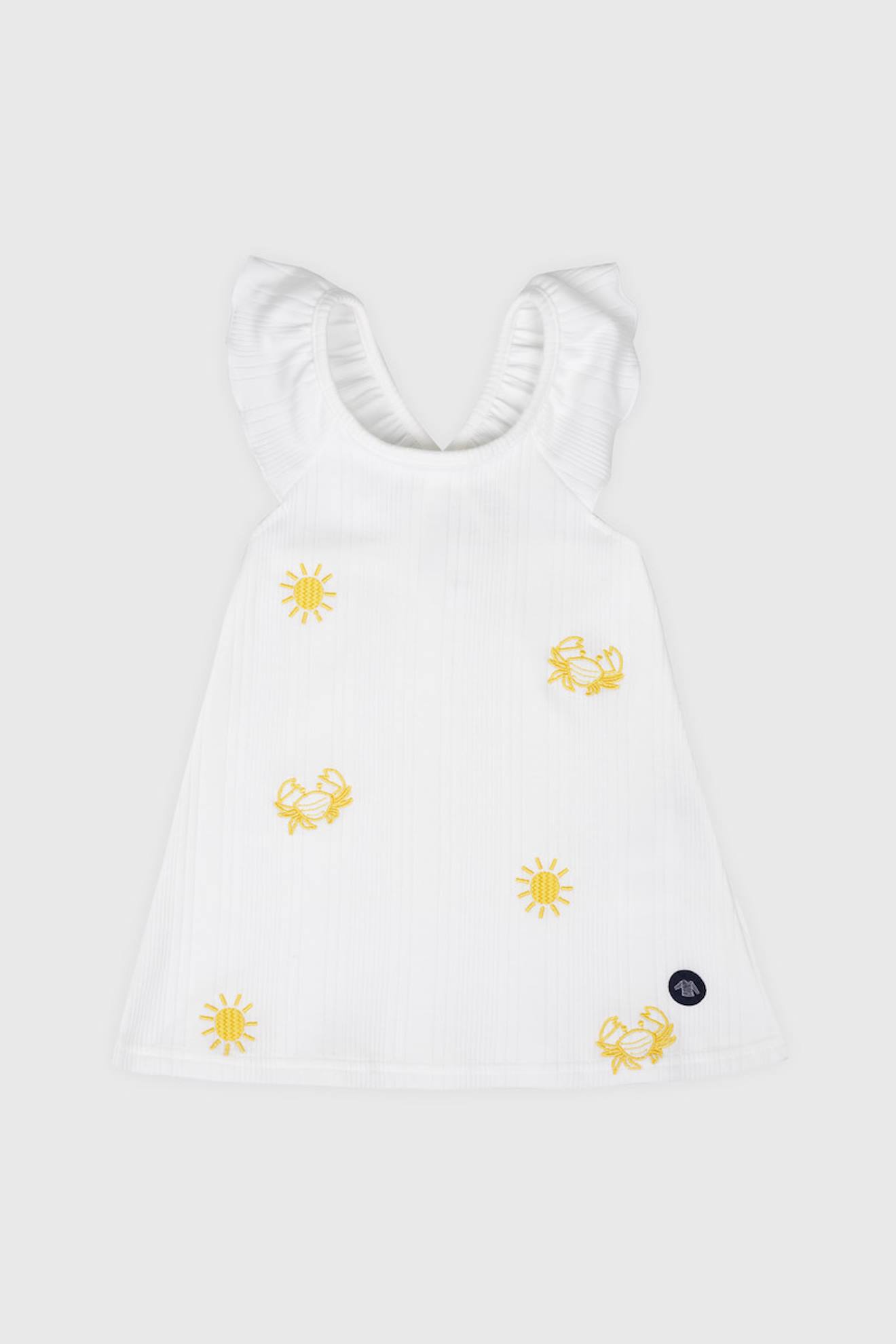 Robe Sans Manche En Coton Bb Blanc 45 €