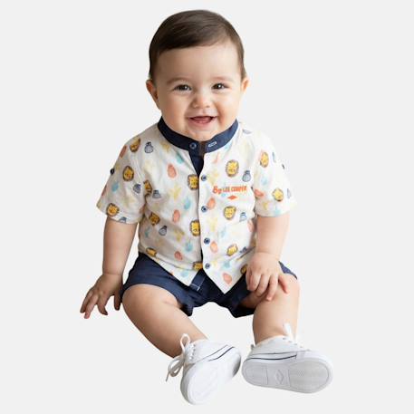 Bébé-Ensemble chemisier et short bébé garçon