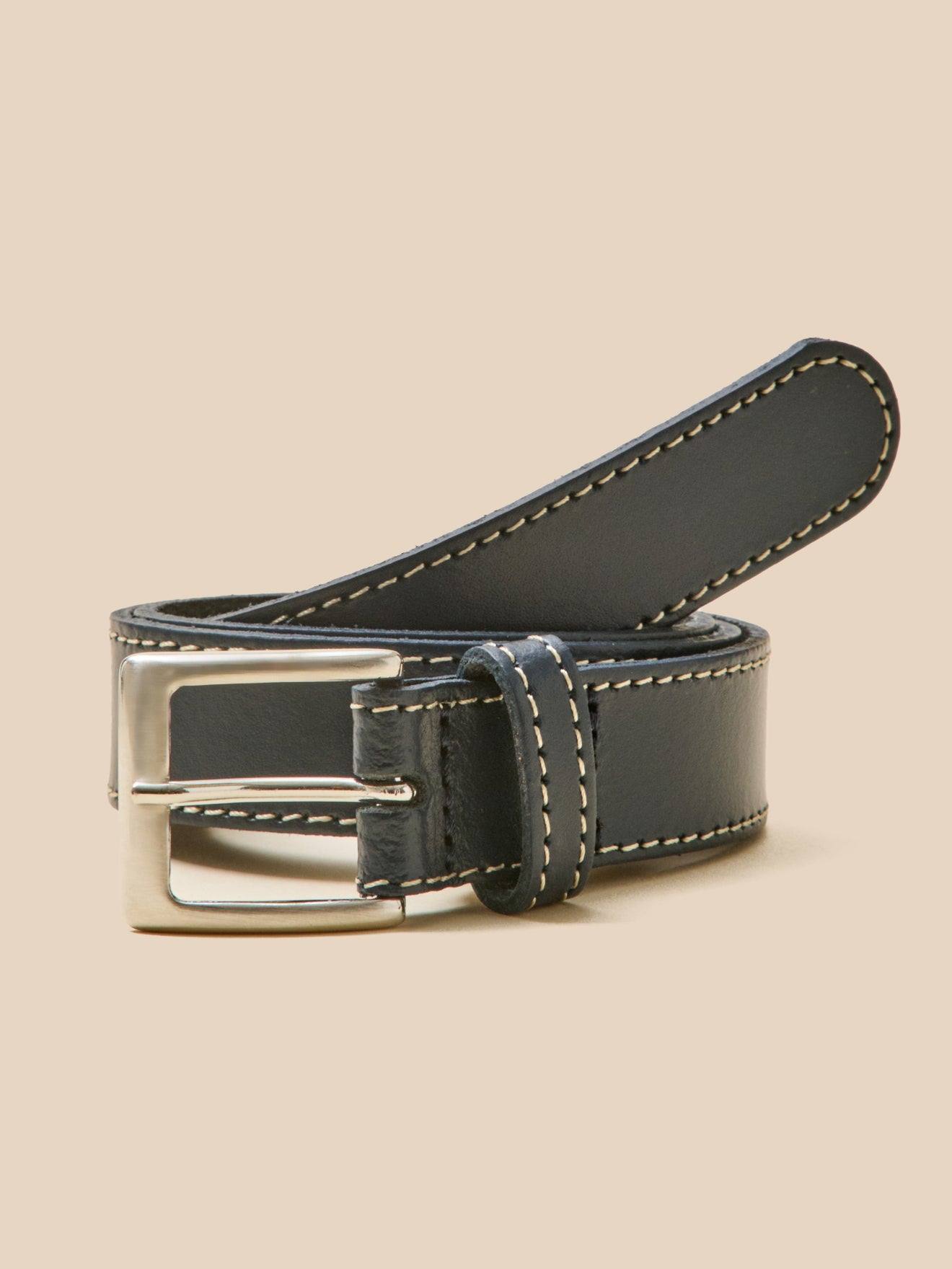 Ceinture En Cuir Garçon Marine