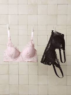 Vêtements de grossesse-Lingerie-Lot 2 soutien gorge allaitement dentelle