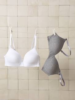 -Lot 2 soutien-gorge allaitement coton bio