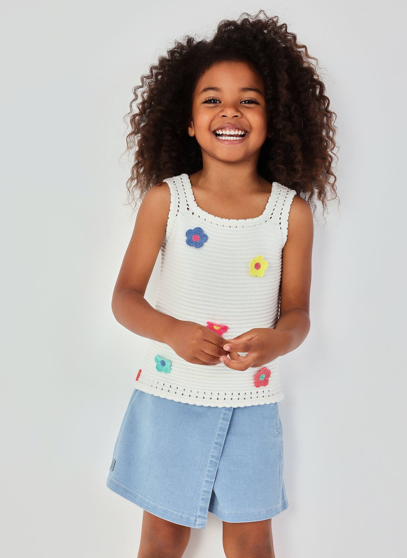 Haut Fille Coton Gris 18 €