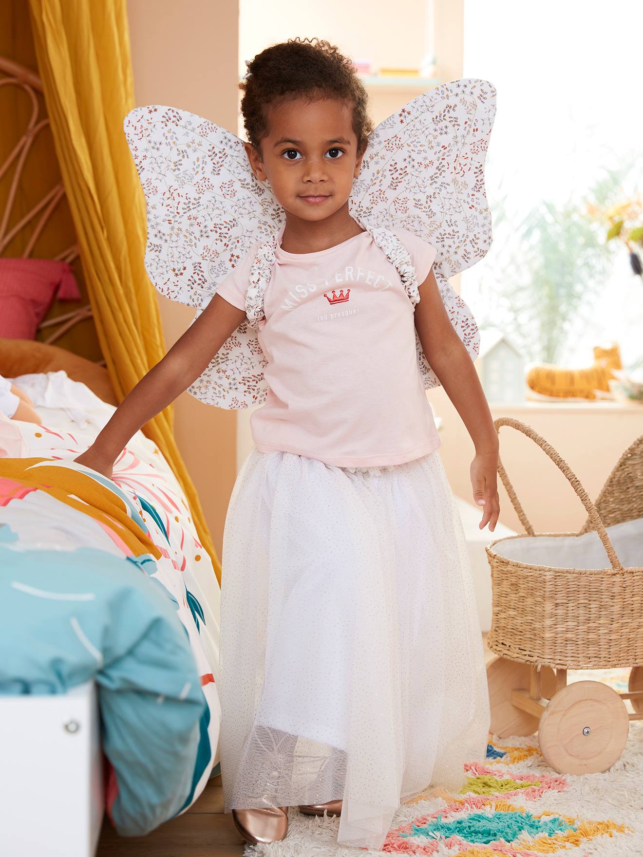 Déguisement panoplie de princesse multicolore