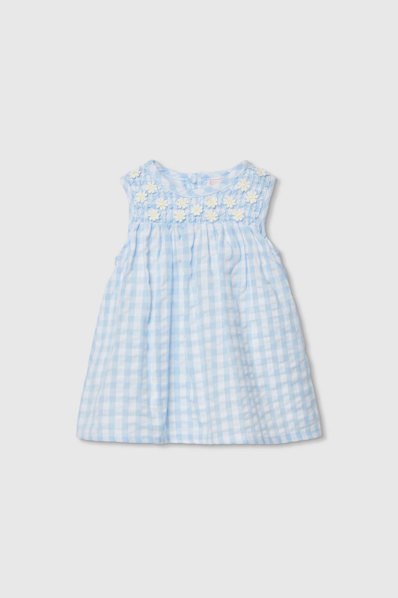 Robe Bébé En Popeline Multicolore
