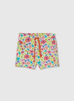 -Short fille imprimé fleurs