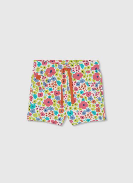 Fille-Short garçon fille imprimé fleurs