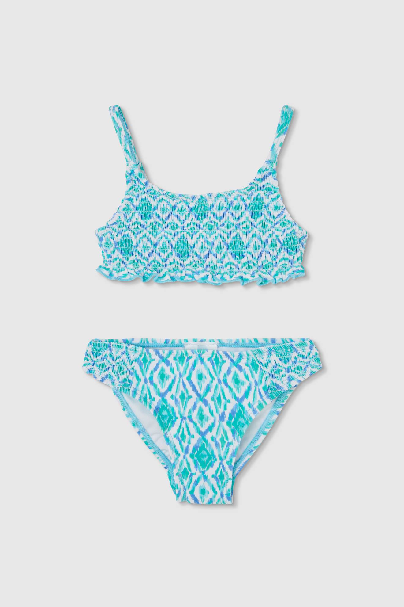 Maillot De Bain 2 Pièces Imprimé Multicolore