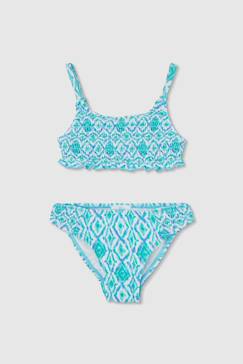 -Maillot de bain 2 pièces imprimé