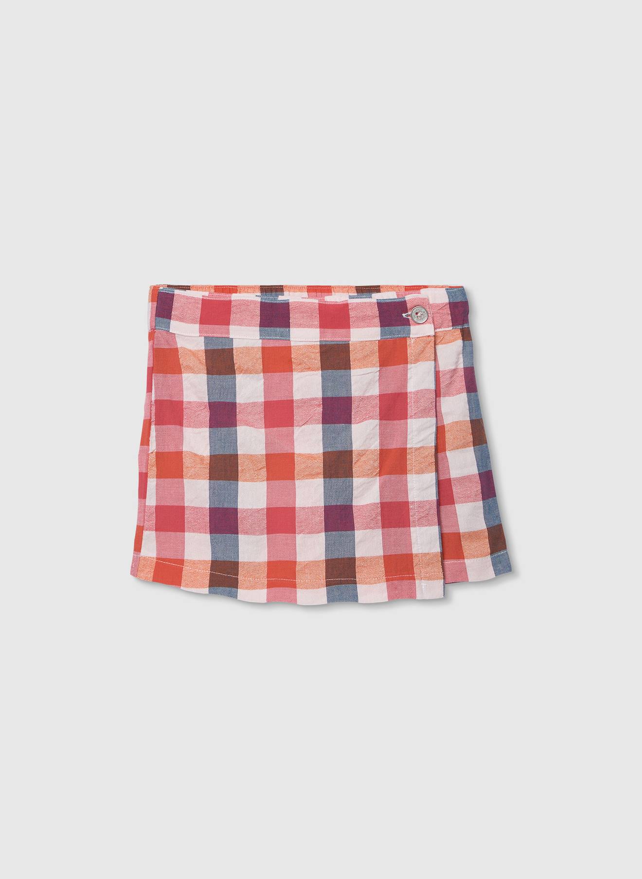 Jupe À Carreaux Multicolore