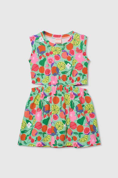 Robe en maille imprimée fruits  - vertbaudet enfant